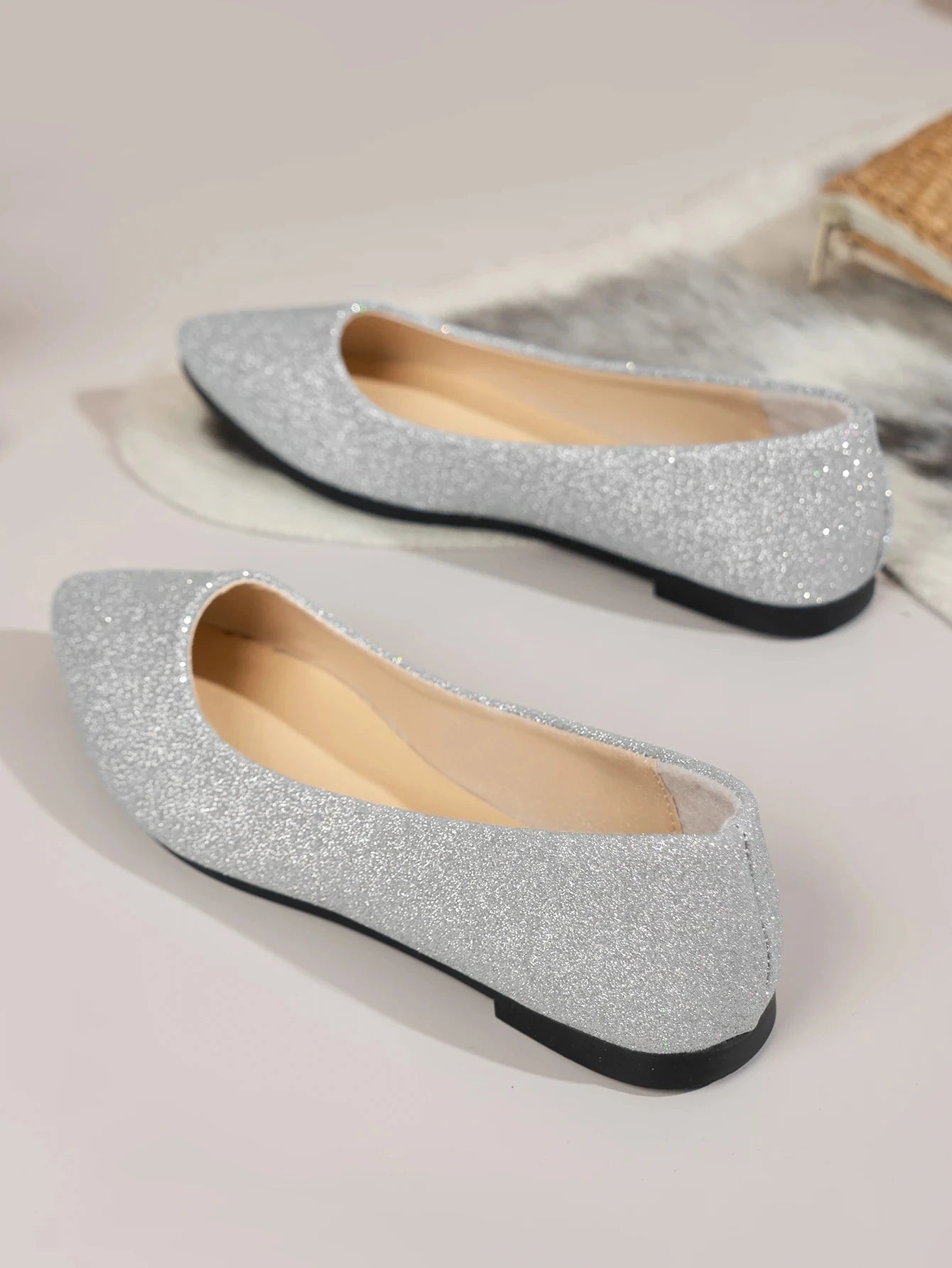 Ballerines Brillantes – Classe et Raffinement - Atelier Chaussure