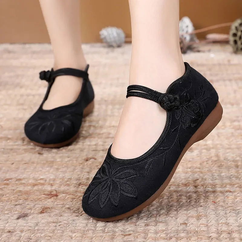 Ballerines Confort et Style Floral - Atelier Chaussure