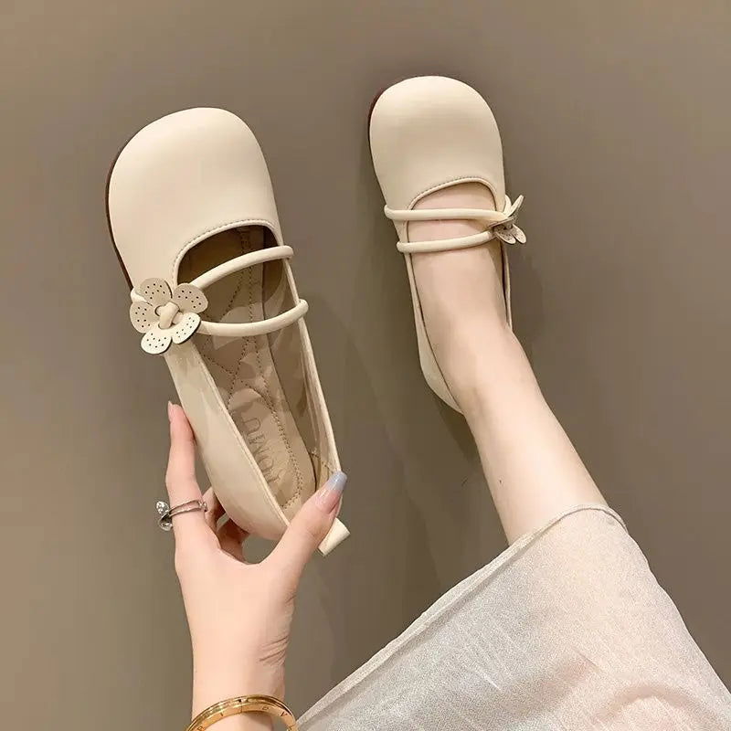 Ballerines Fleur – Douceur et Féminité - Atelier Chaussure