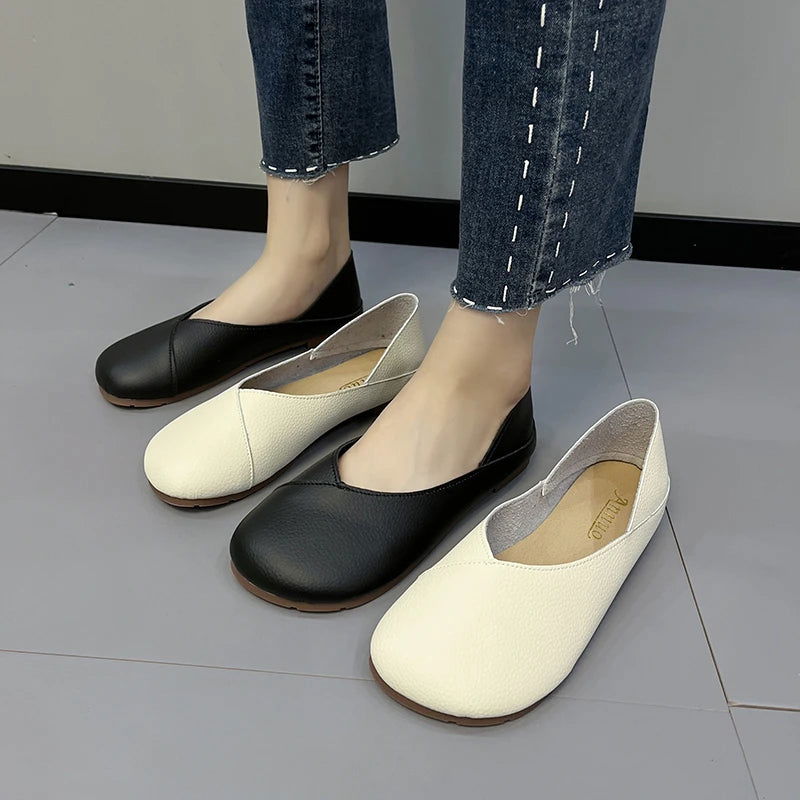 Ballerines Minimalistes - Décontractée pour le Quotidien - Atelier Chaussure