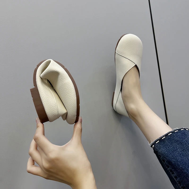 Ballerines Minimalistes - Décontractée pour le Quotidien - Atelier Chaussure