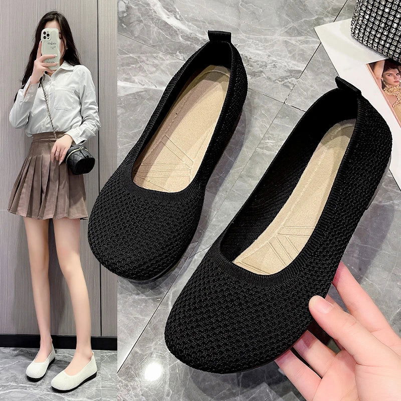 Ballerines Tissées Respirantes – Légèreté et Style au Quotidien - Atelier Chaussure