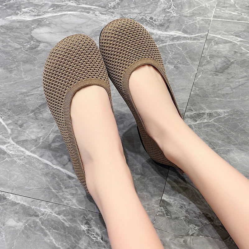 Ballerines Tissées Respirantes – Légèreté et Style au Quotidien - Atelier Chaussure