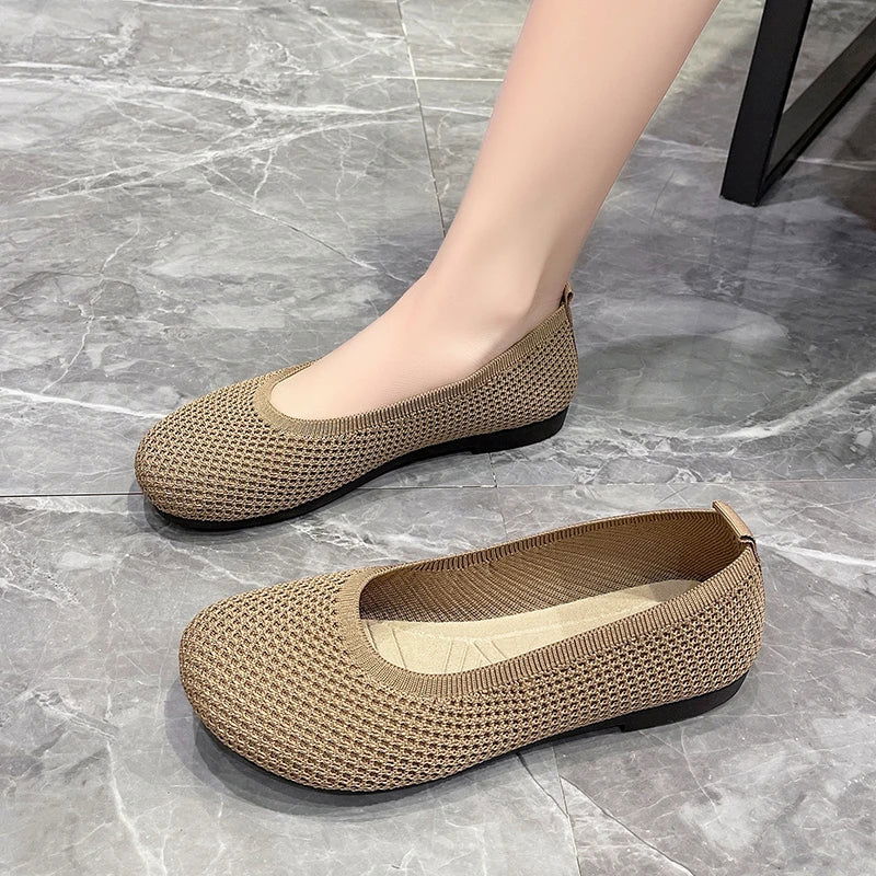 Ballerines Tissées Respirantes – Légèreté et Style au Quotidien - Atelier Chaussure