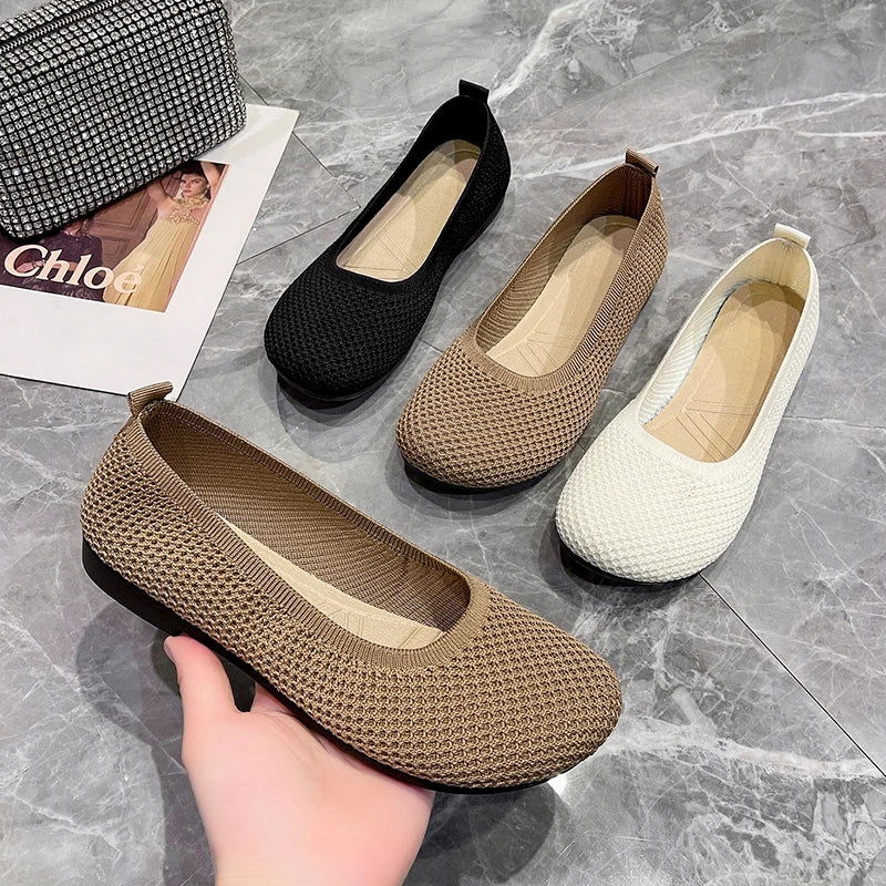 Ballerines Tissées Respirantes – Légèreté et Style au Quotidien - Atelier Chaussure