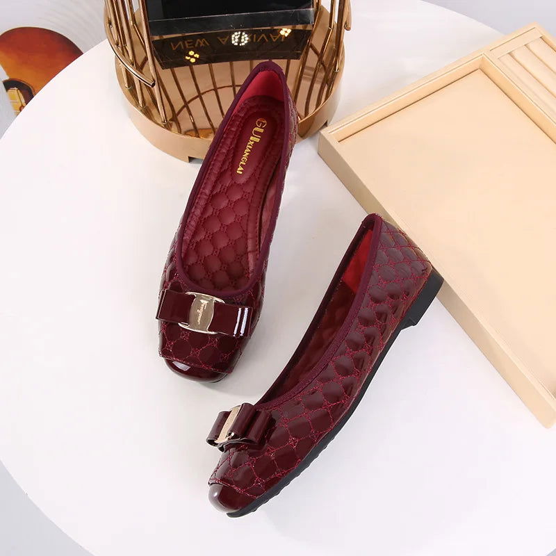 Ballerines Vernis – Confort et Raffinement - Atelier Chaussure