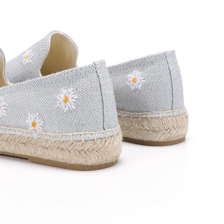 Espadrilles Femme – Motif Marguerites