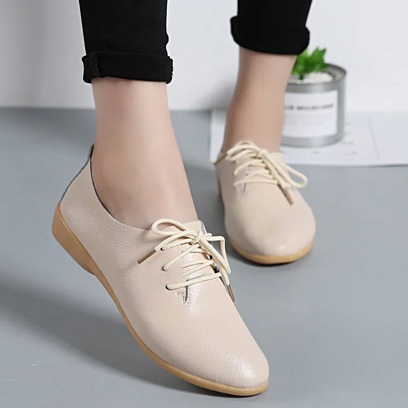Mocassins Derbies Femme en Cuir - Atelier Chaussure