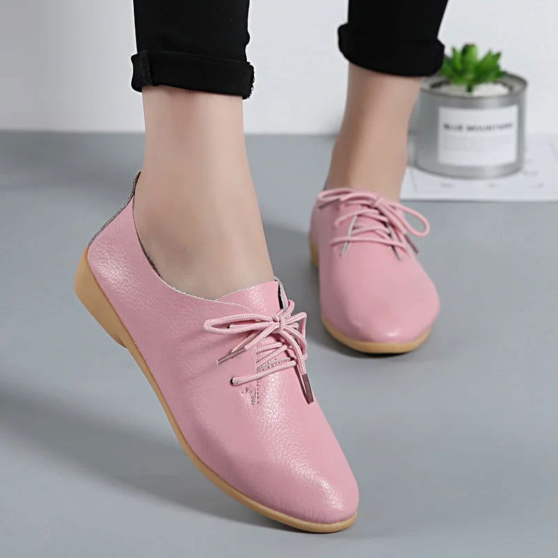 Mocassins Derbies Femme en Cuir - Atelier Chaussure