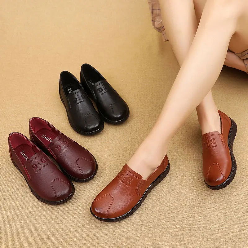 Mocassins Femme Confort en Cuir - Confort et Praticité - Atelier Chaussure