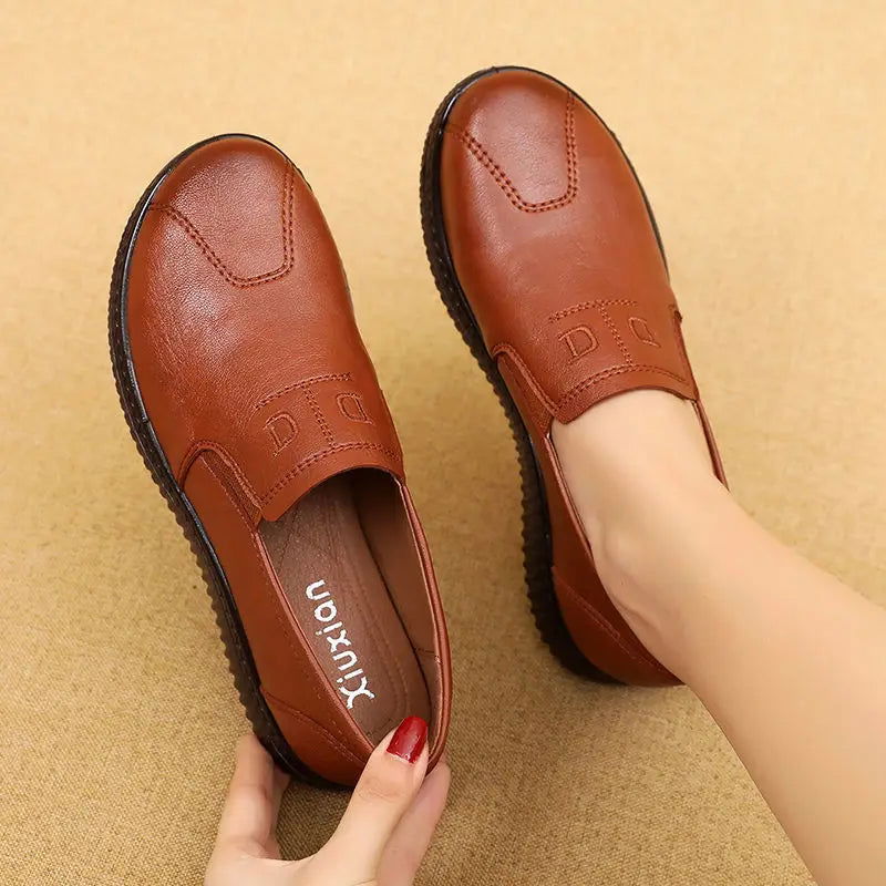 Mocassins Femme Confort en Cuir - Confort et Praticité - Atelier Chaussure