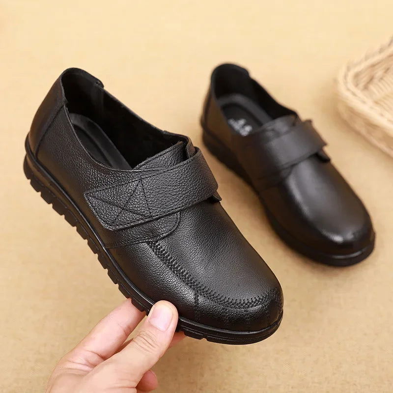 Mocassins Femme Noir à Scratch - Atelier Chaussure