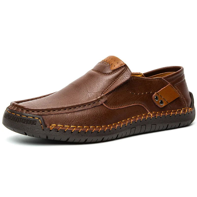 Mocassins Homme en Cuir - Finition Artisanale - Atelier Chaussure