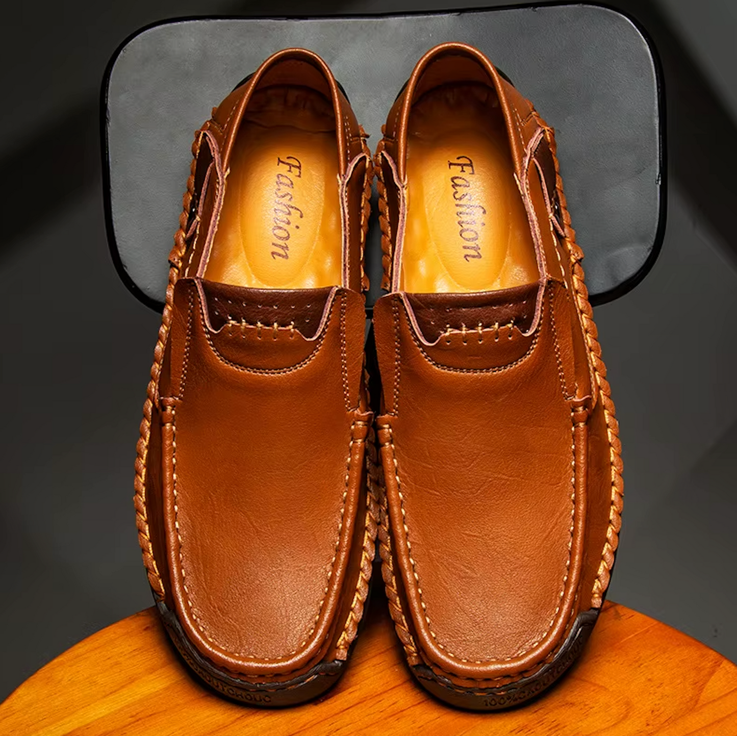 Mocassins Homme en Cuir - Finition Artisanale - Atelier Chaussure
