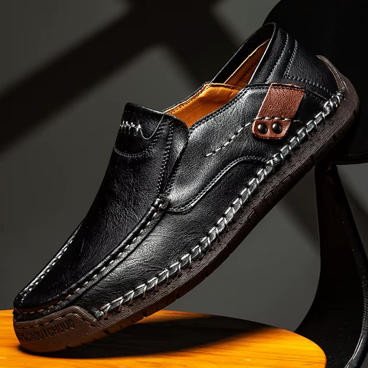 Mocassins Homme en Cuir - Finition Artisanale - Atelier Chaussure