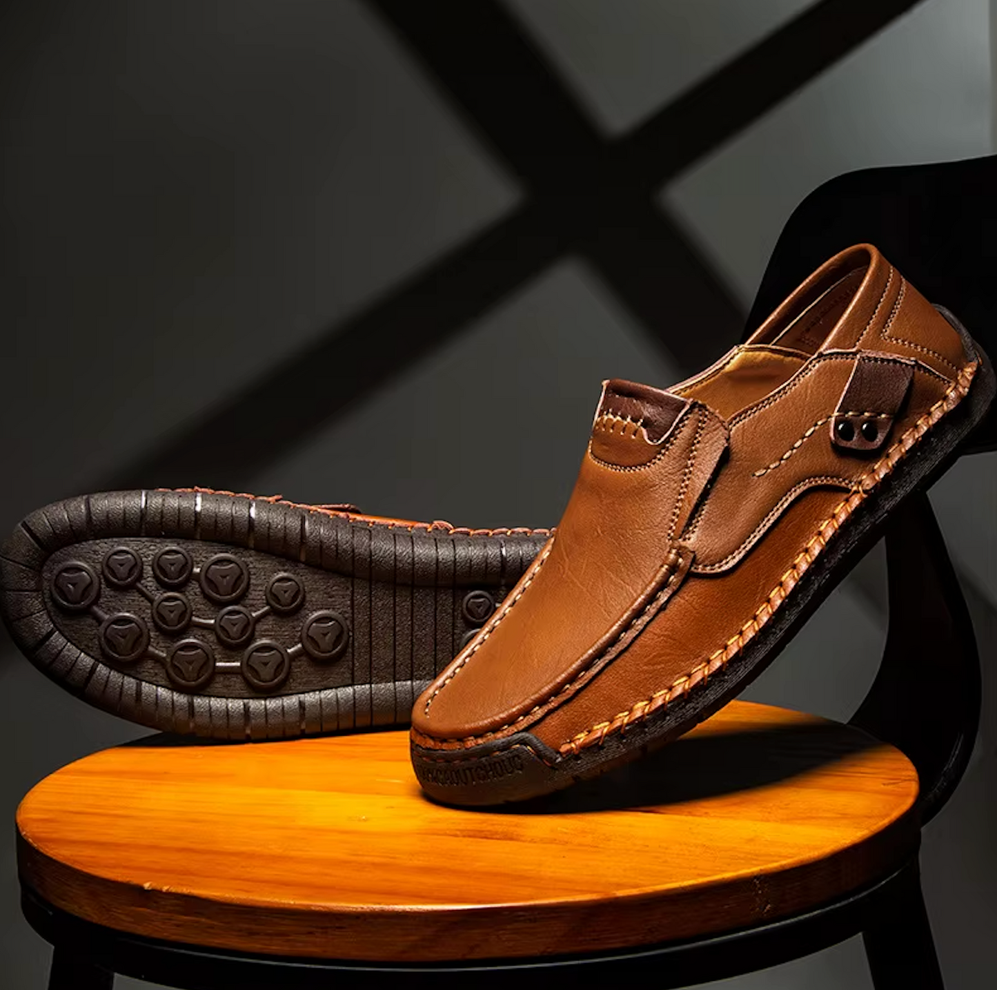 Mocassins Homme en Cuir - Finition Artisanale - Atelier Chaussure
