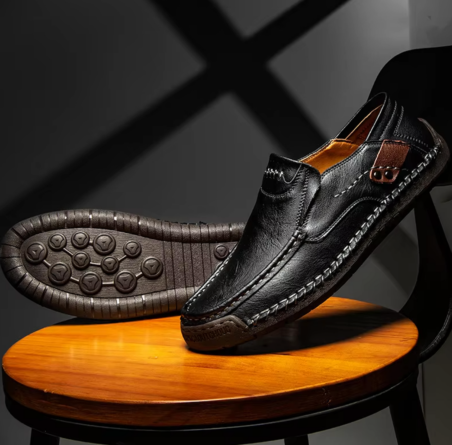 Mocassins Homme en Cuir - Finition Artisanale - Atelier Chaussure