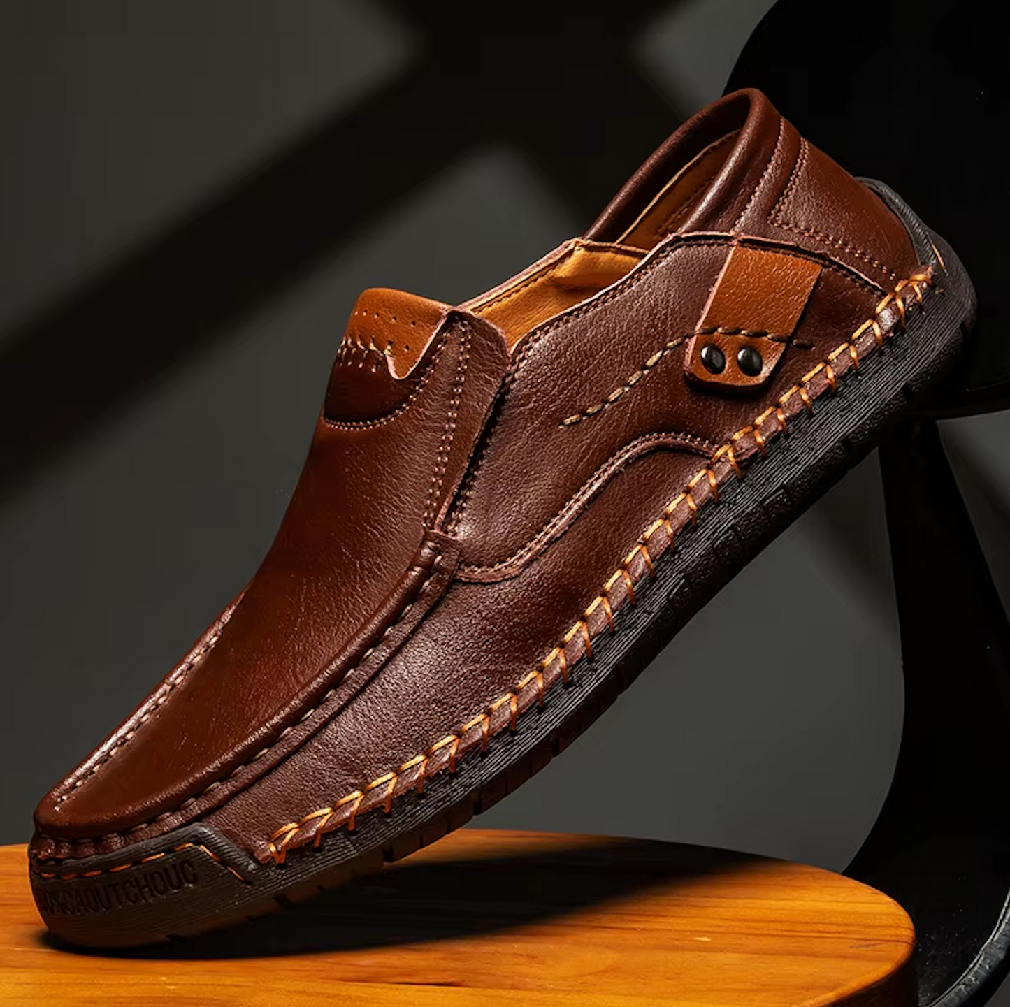Mocassins Homme en Cuir - Finition Artisanale - Atelier Chaussure