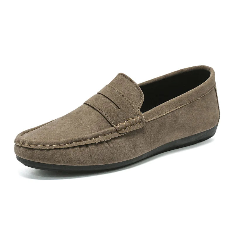 Mocassins Homme en Daim Classique - Confort & Style - Atelier Chaussure