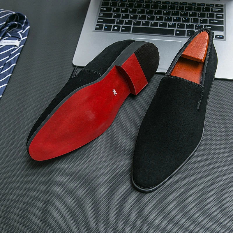 Mocassins Homme en Daim Premium - Atelier Chaussure