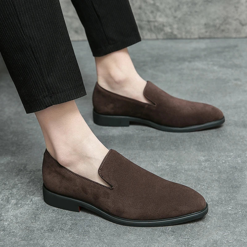 Mocassins Homme en Daim Premium - Atelier Chaussure