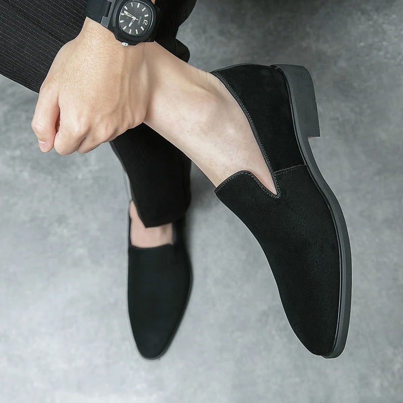 Mocassins Homme en Daim Premium - Atelier Chaussure