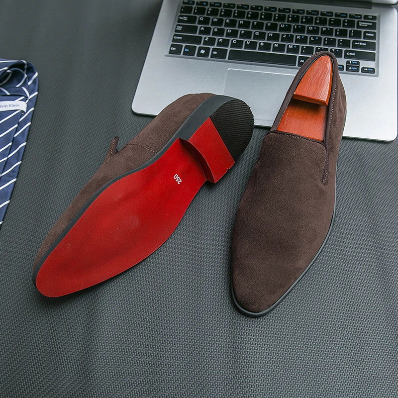 Mocassins Homme en Daim Premium - Atelier Chaussure