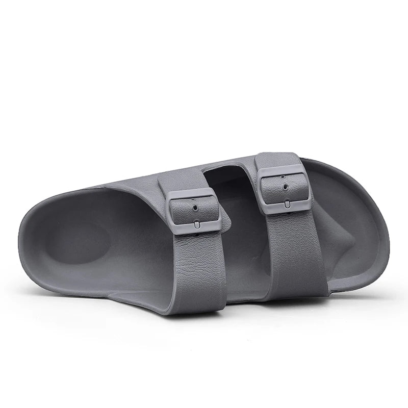 Sandales Homme – Double Boucle Réglable Et Semelle Antidérapante