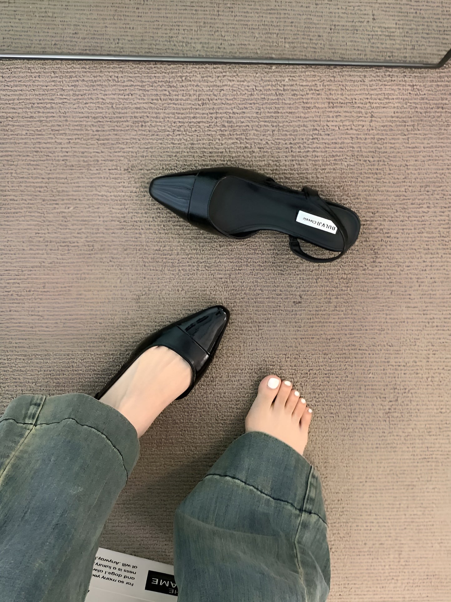 Ballerines Femme Ouvertes À Bride – Bout Pointu Et Tenue Soignée