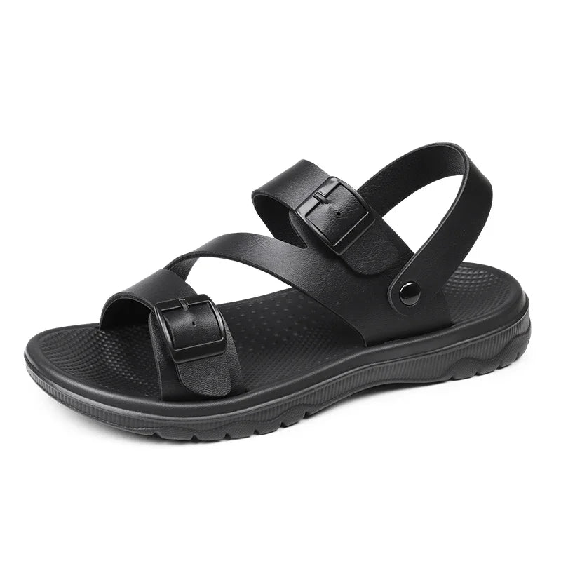 Sandales Homme – Brides À Boucles Et Semelle Antidérapante