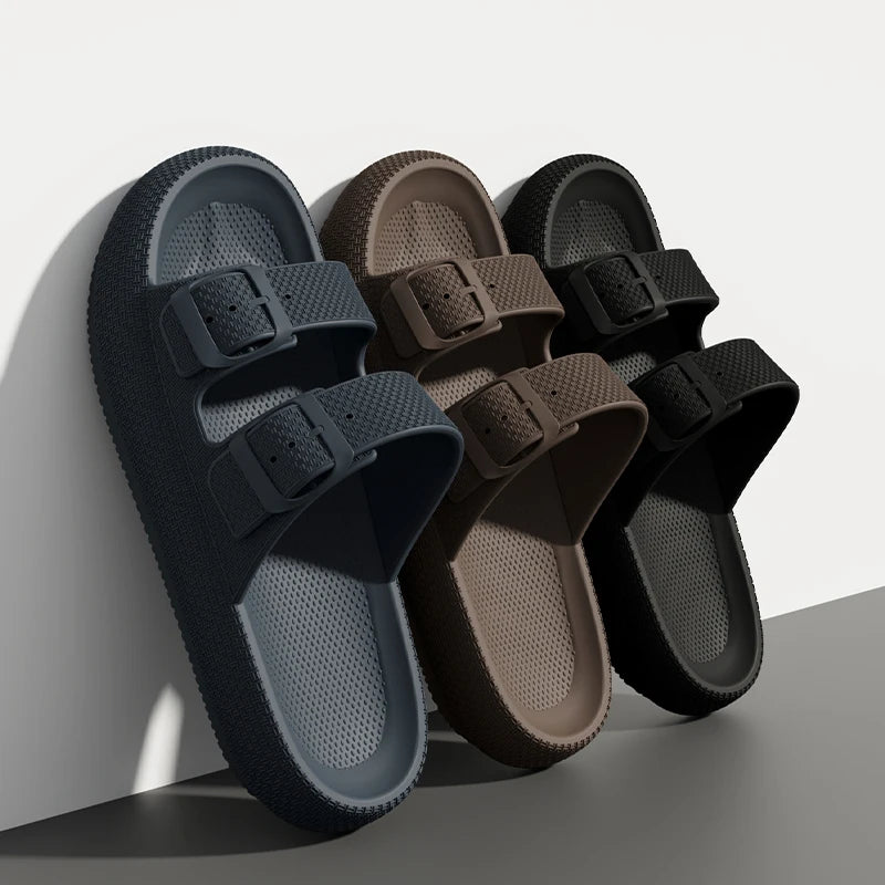 Sandales Homme – Style Minimaliste À Boucles Confortables