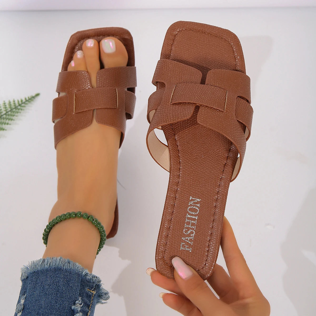 Sandales Femme – Plates Croisées Style Décontracté