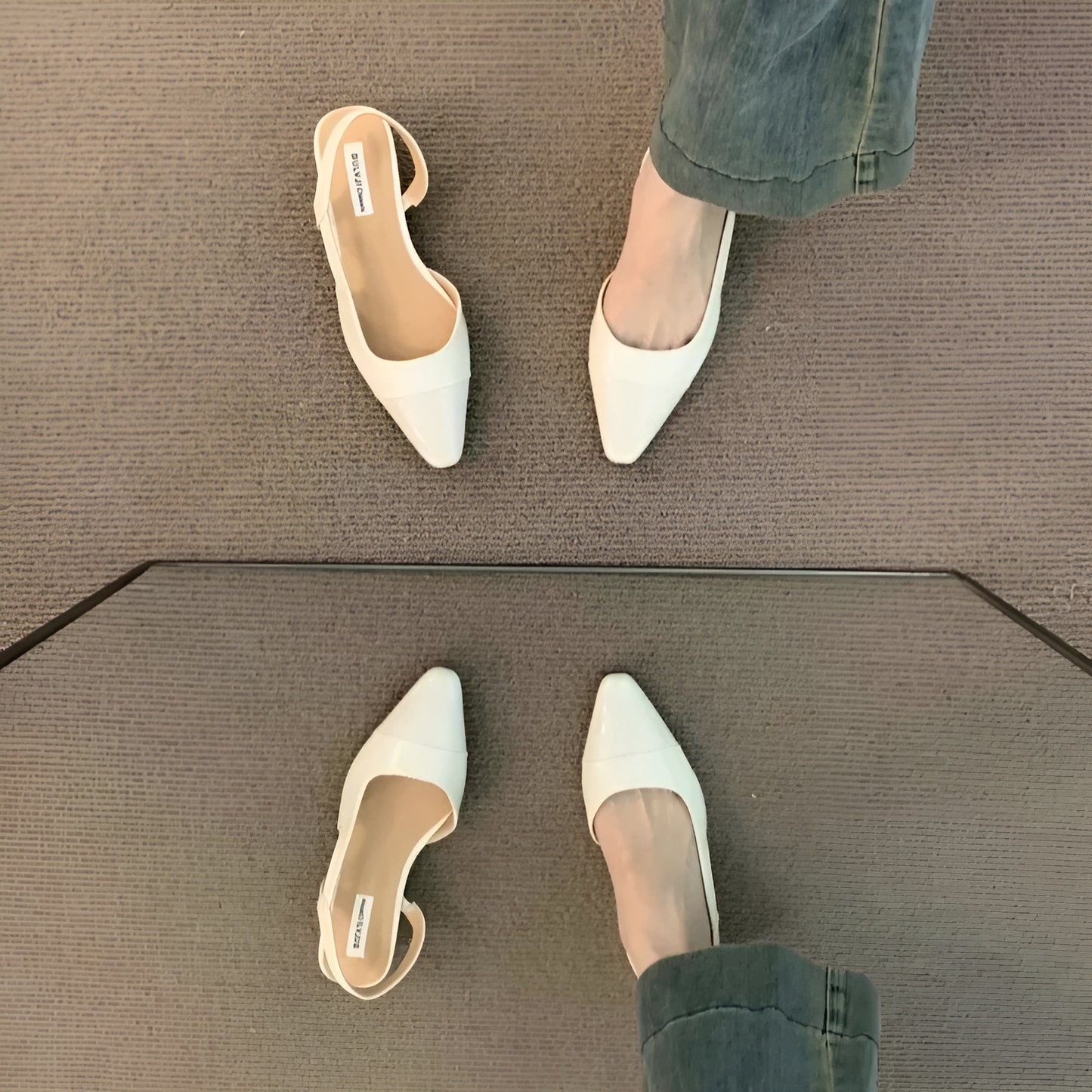 Ballerines Femme Ouvertes À Bride – Bout Pointu Et Tenue Soignée