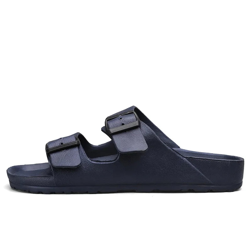 Sandales Homme – Double Boucle Réglable Et Semelle Antidérapante