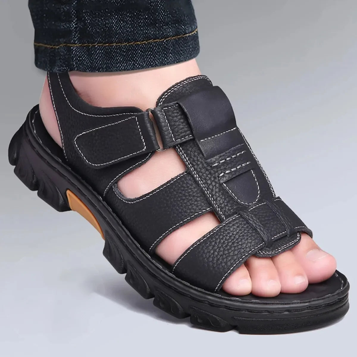 Sandales Homme – Style Confort Avec Semelle Renforcée