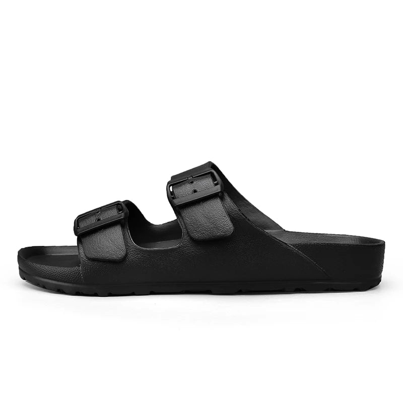 Sandales Homme – Double Boucle Réglable Et Semelle Antidérapante