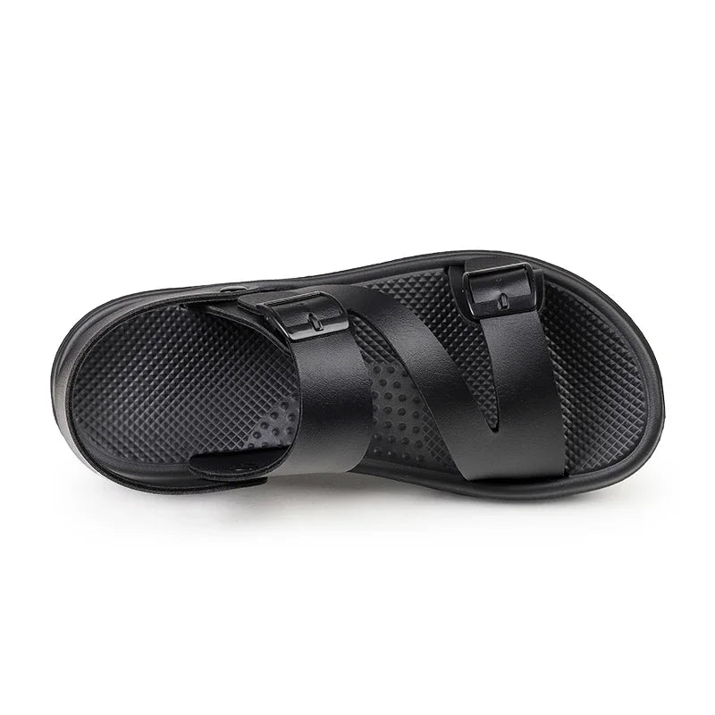 Sandales Homme – Brides À Boucles Et Semelle Antidérapante