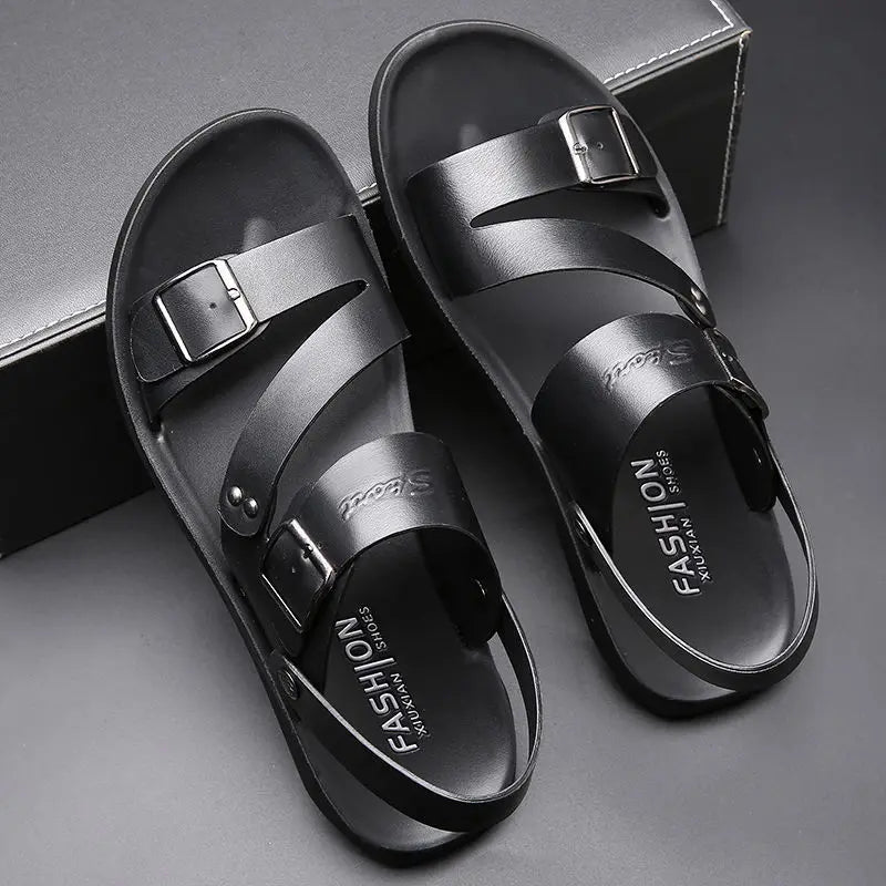 Sandales Homme – Brides Multiples Avec Boucles Ajustables