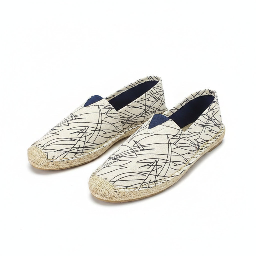 Espadrilles Homme Toile – Modèle Uni Slip-On