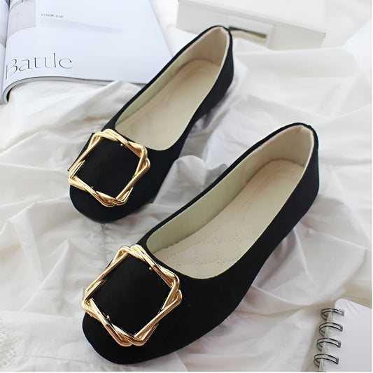 Ballerines Boucle Dorée – Charme et Confort Réunis - Atelier Chaussure