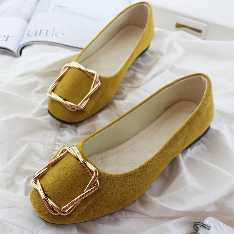 Ballerines Boucle Dorée – Charme et Confort Réunis - Atelier Chaussure
