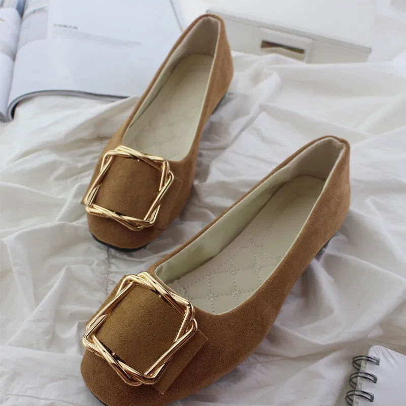 Ballerines Boucle Dorée – Charme et Confort Réunis - Atelier Chaussure