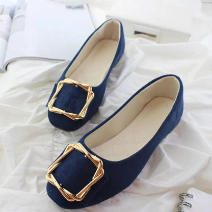 Ballerines Boucle Dorée – Charme et Confort Réunis - Atelier Chaussure