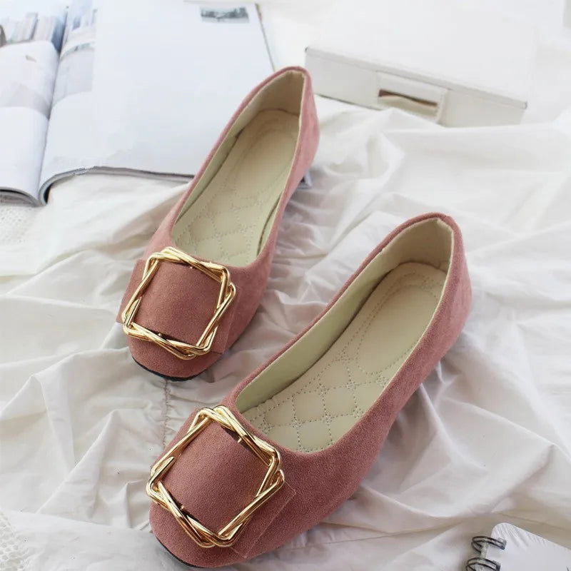 Ballerines Boucle Dorée – Charme et Confort Réunis - Atelier Chaussure