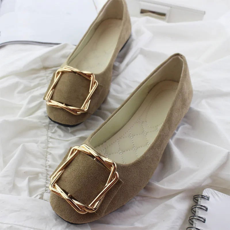 Ballerines Boucle Dorée – Charme et Confort Réunis - Atelier Chaussure