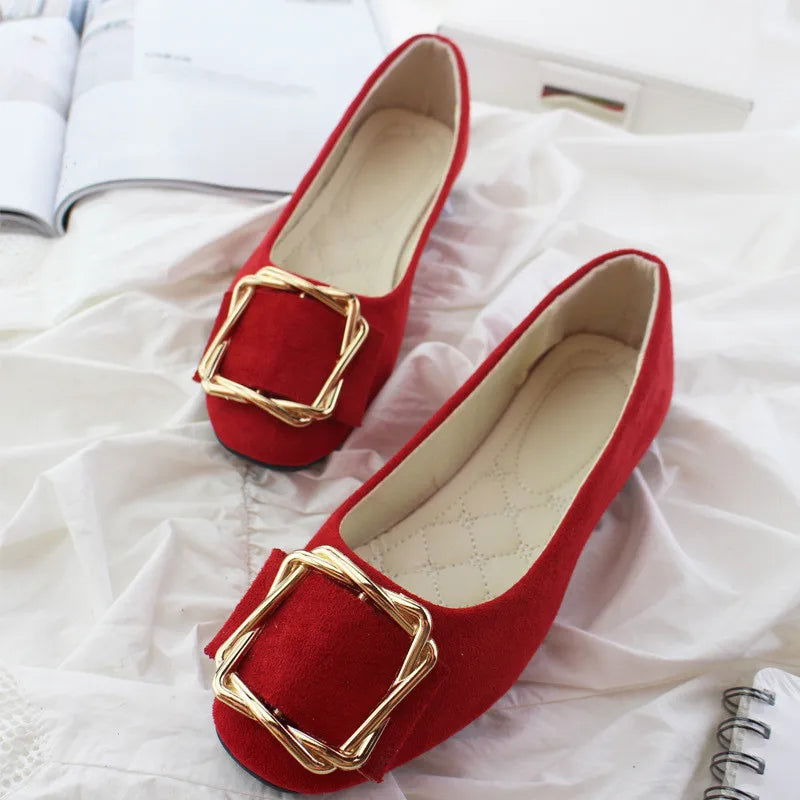Ballerines Boucle Dorée – Charme et Confort Réunis - Atelier Chaussure