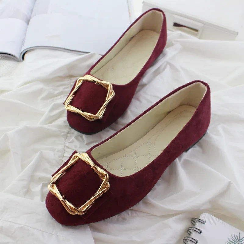 Ballerines Boucle Dorée – Charme et Confort Réunis - Atelier Chaussure