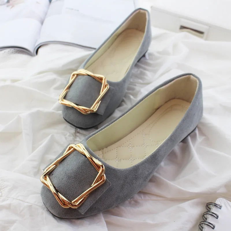 Ballerines Boucle Dorée – Charme et Confort Réunis - Atelier Chaussure