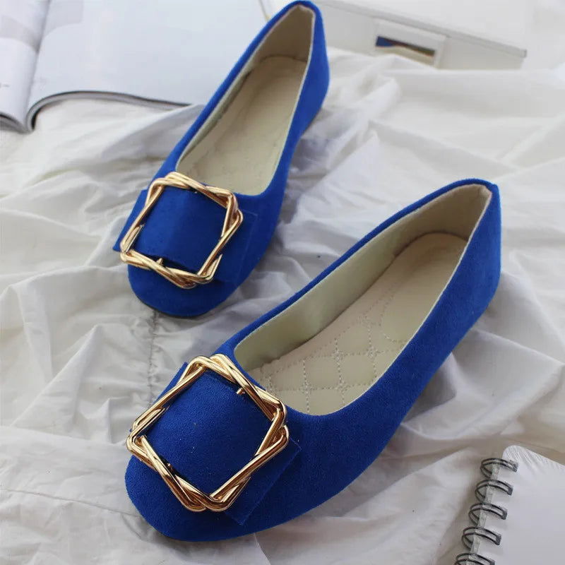 Ballerines Boucle Dorée – Charme et Confort Réunis - Atelier Chaussure