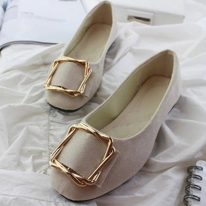 Ballerines Boucle Dorée – Charme et Confort Réunis - Atelier Chaussure